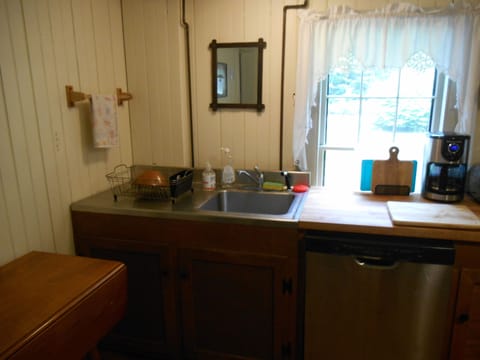 unique metal sink and counter