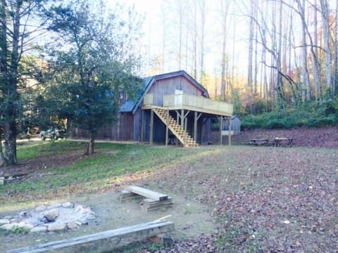 Beautiful rustic barn with loft overlooking valley. 
