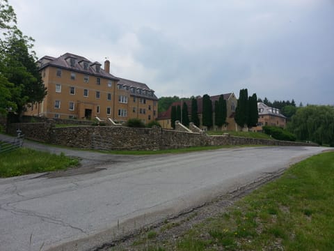 View of mission buildings from the Road
