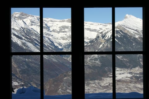 View from the downstairs twin room. Not bad!