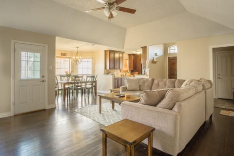 Living Room and Dining Room