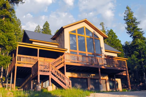 West facing side of home.