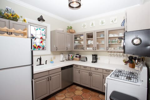 Stained glass window was designed to reflect C.B. as the wildflower capital.