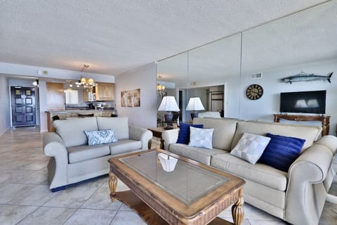 Sleeper sofa in the living room.