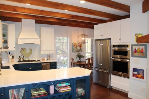 We updated the kitchen with new appliances and countertops
