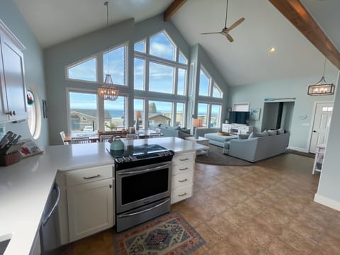 Main floor view from kitchen