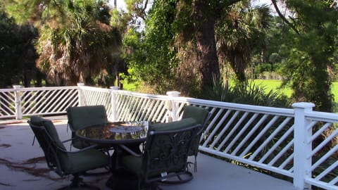 deck on left side of house facing Fairway 1

