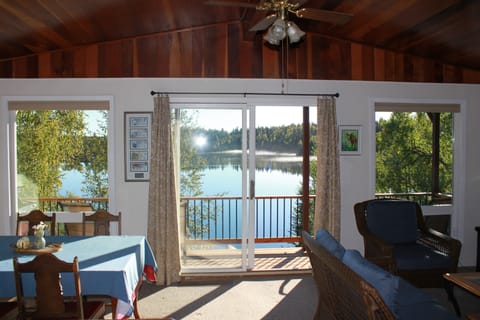 Your view when you walk into your living/dining room