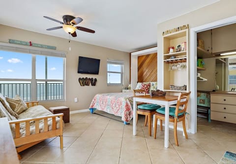 Main Living Area and Queen Sized Bed