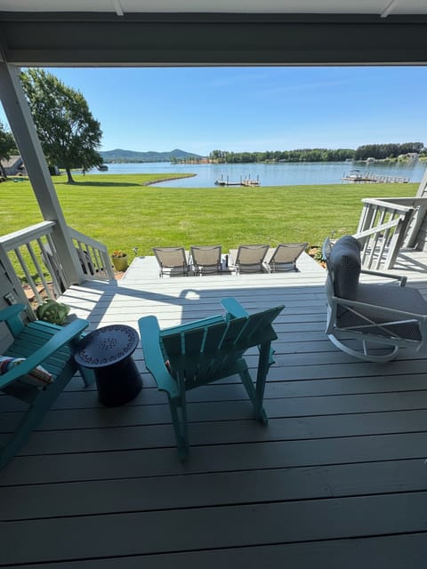 Back patio - view of the lake