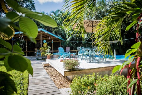 You won't believe your eyes.  Backyard Oasis awaits for your enjoyment.