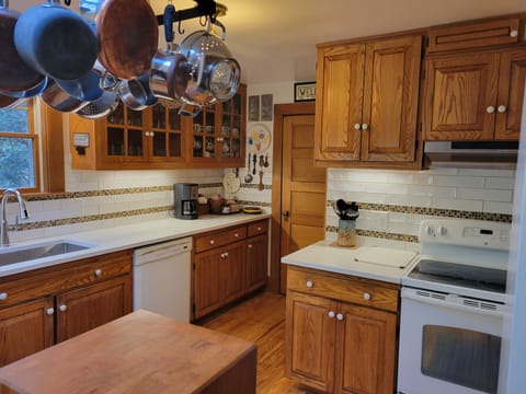Brand new countertops, backsplash and sink.