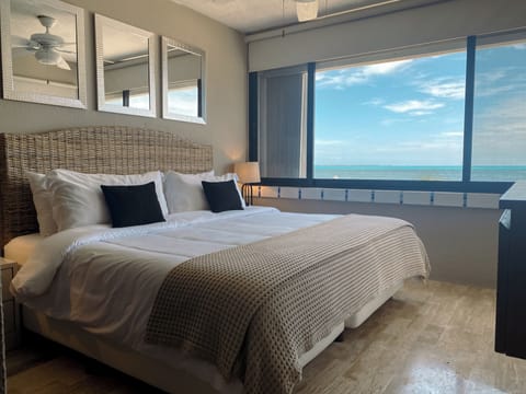 Master Bedroom 
King-size bed
Ocean view 
Smart TV (Netflix included)
 