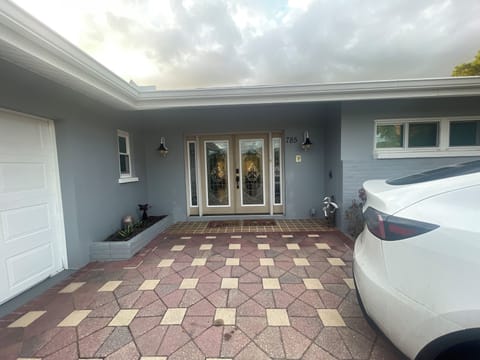 Main entrance of the house