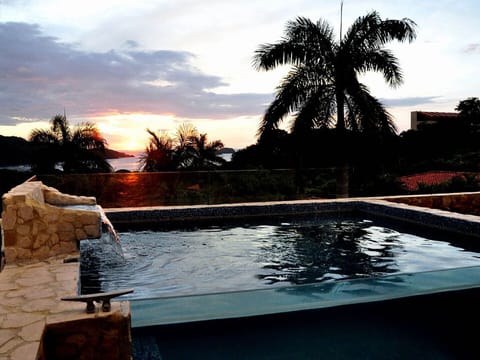 Enjoy view of the ocean from your own private plunge pool