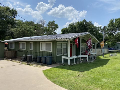 Front Of Home. Metal Roof installed recently