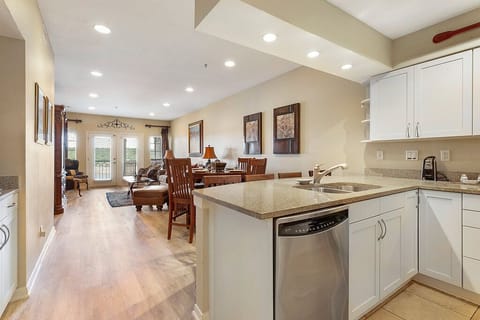 View from Kitchen to Lake