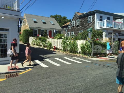 View onto Commercial Street from the front windows.