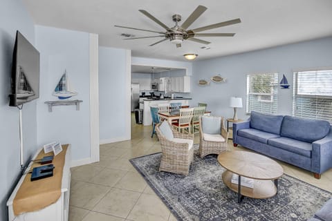 Open concept living and dining area with plenty of natural light!