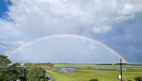 This photo was taken by a guest during their vacation from the deck.