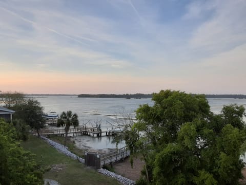 View of the marsh from the balcony.