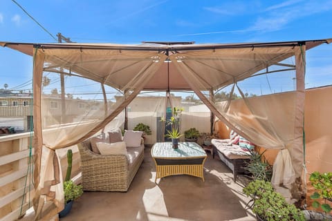 One of 2 private patios connected to your apartment