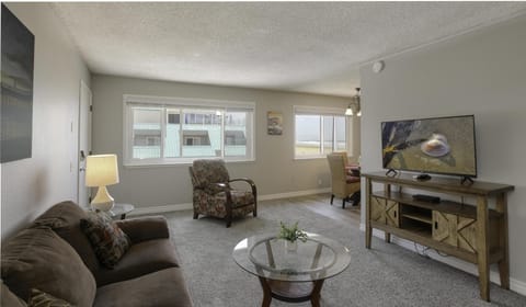 Living room with ocean view