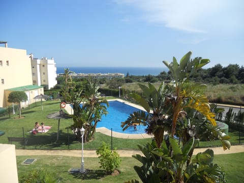 View from the terrace, next to the Mediterranean Sea