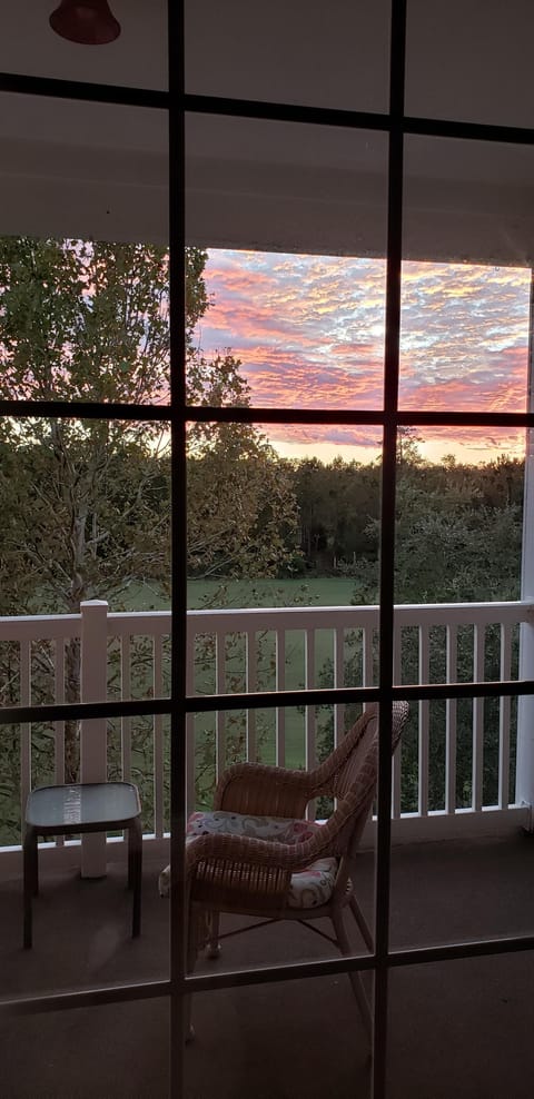 Sunset from living room.