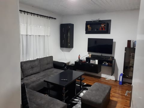 bedroom and living room with one FHD smart TV with IPTV and surround system