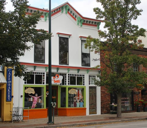 One of two units on the second floor of a historic building on Union Street.