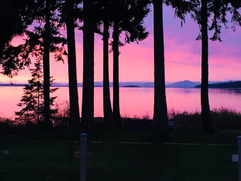 Sunset at Buckley Bay Beach House!