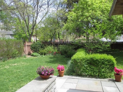 Enjoy the garden from your private terrace.