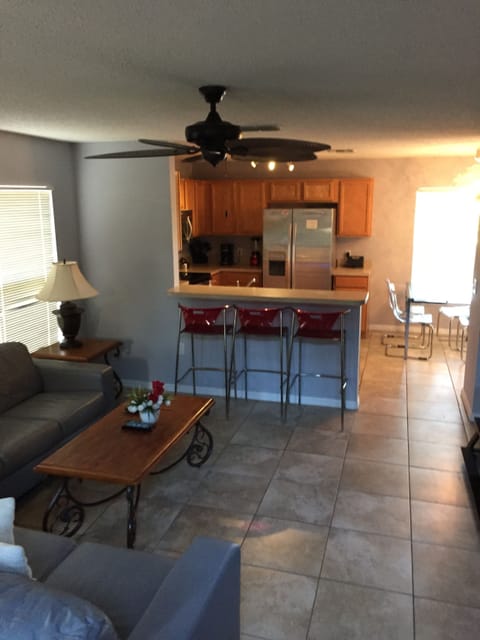 living room view from stairs