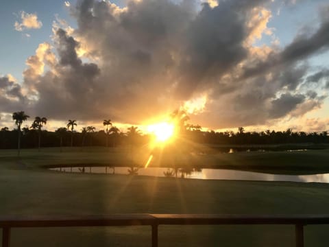 Sunrise view from the Porch