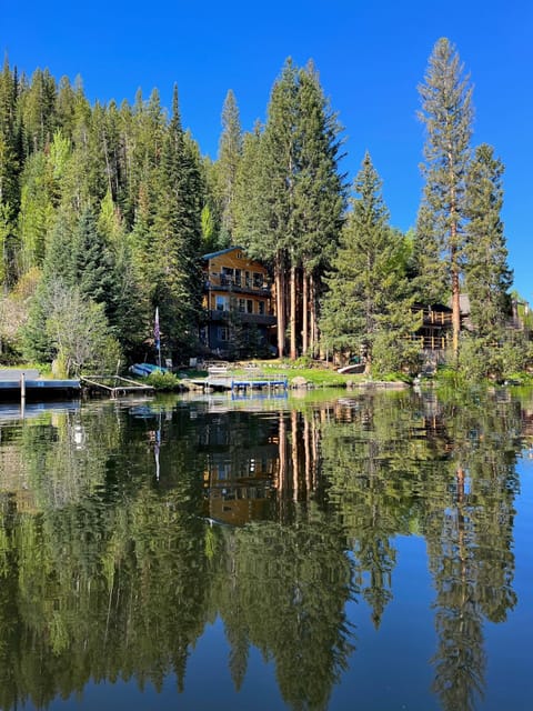 OurGrandLakeCabin on the South shore of Grand Lake. Typical view May to November
