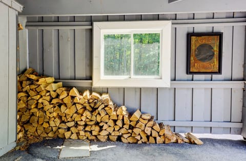 Firewood for the fireplace is FREE!
