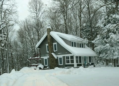 The Cottage On Lake Erie received 4 ft of snow Thanksgiving 2024