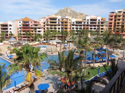 Overview of resort property.  Several pools and restaurants. Walk to marina.
