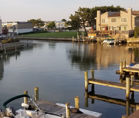 view from balcony, free use of boat slip and boat ramp