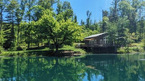 Waterfront Retreat: Swim and Fish in Your Private Pond Paradise