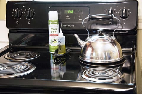 We provide things like cooking oil, basic seasonings--you bring the food!