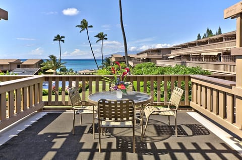 Kahana Sunset D6- Lanai/Balcony View from Living Room