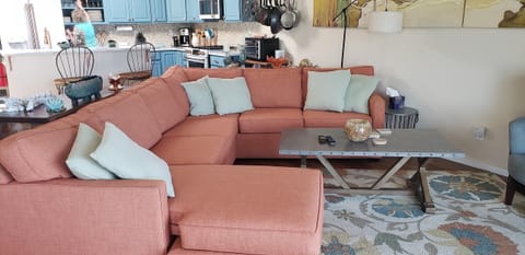 Great room with sofa sleeper