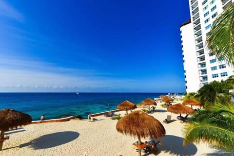 Beach front view with great snorkeling