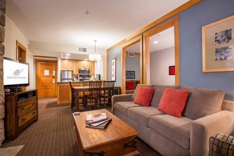 Take a seat in the comfortable living area after exploring.