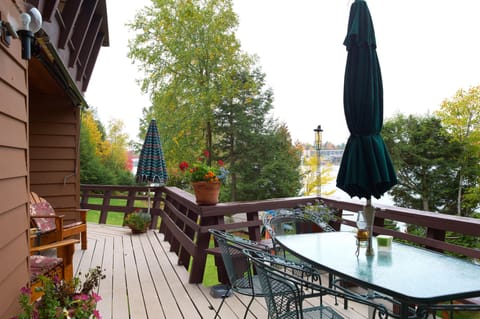 Deck overlooking Mirror Lake