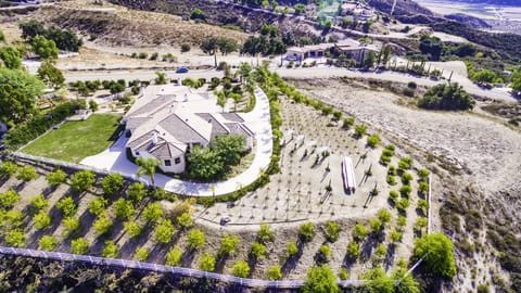 Hilltop, private, gated estate.