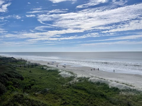 View from covered deck!