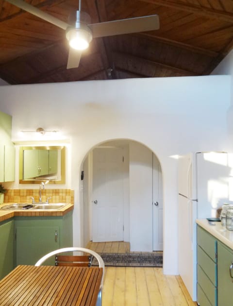 loft over looking kitchen, behind top horizontal wall